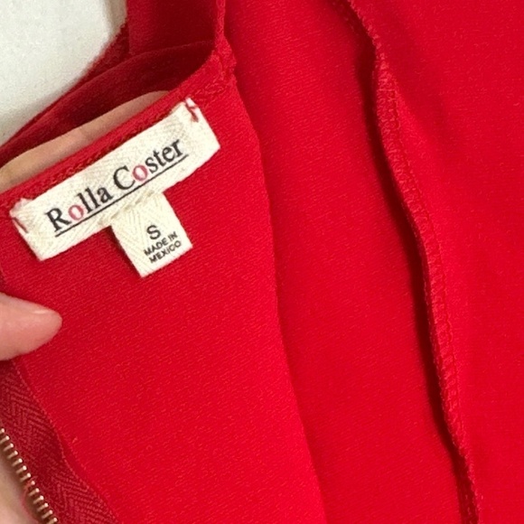 Rolla Coster Red Valentine’s Day Cut Out Jumpsuit Women Size S - Picture 4 of 4